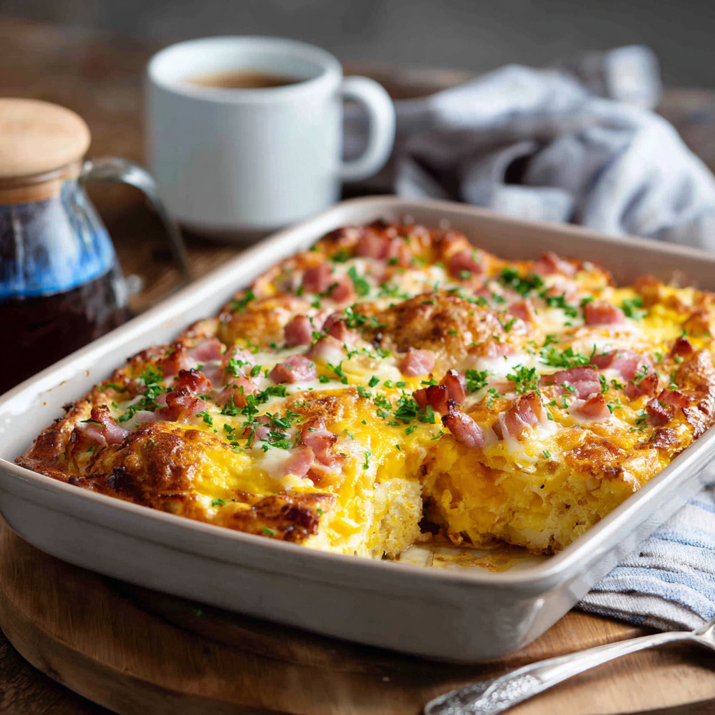 Ham & Cheese Brunch Bake