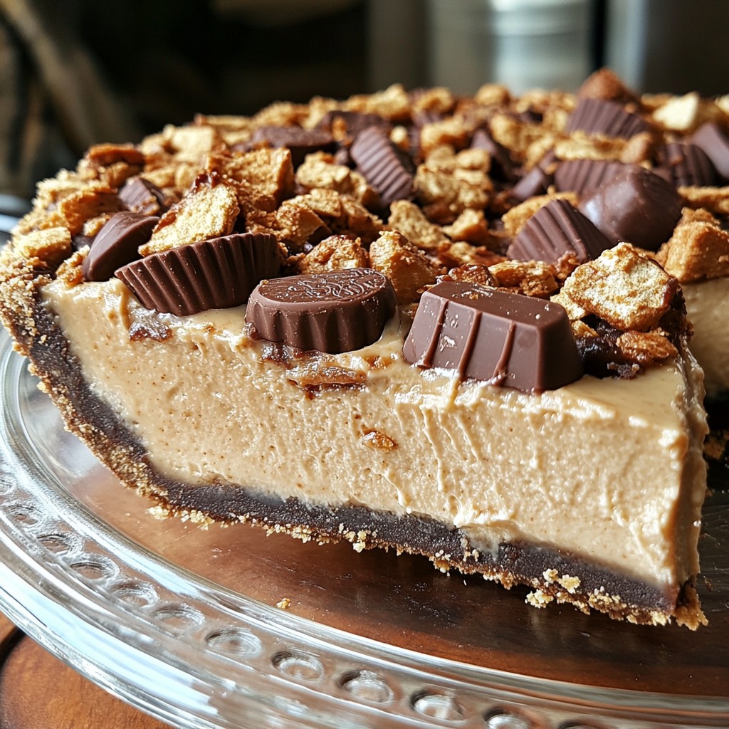 Rich Reese’s Peanut Butter Cup Pie