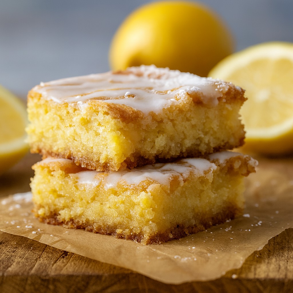 Velvety Lemon Brownies