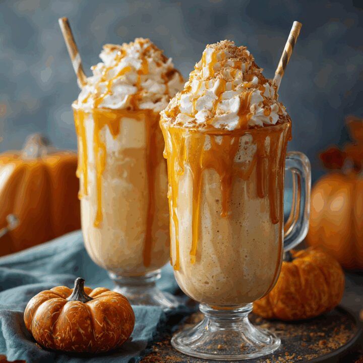 Velvety Pumpkin Milkshakes