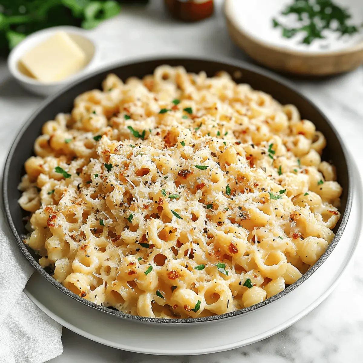 Luscious One Pan Butter Parmesan Pasta