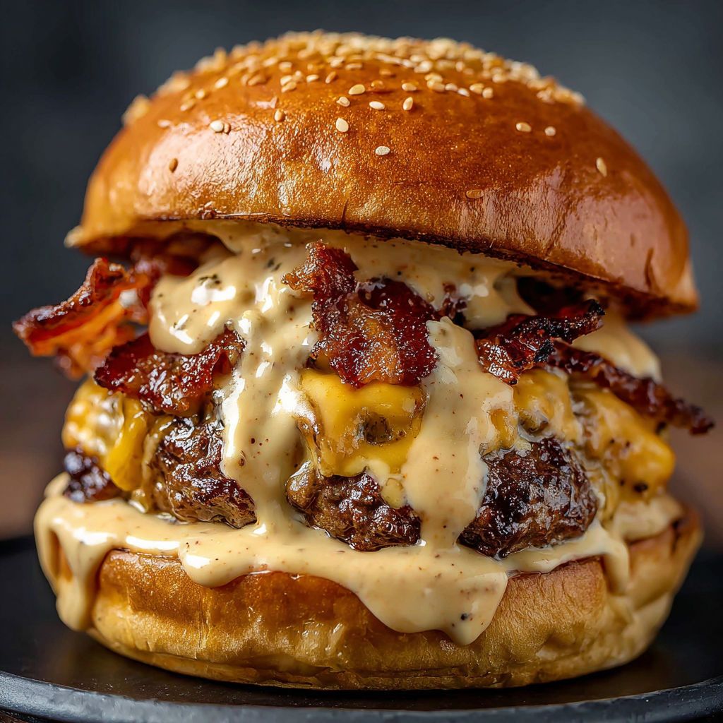 Best Cheesy Bacon Burger