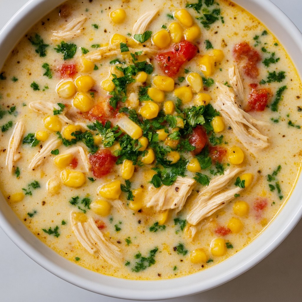 Flavorful Mexican Street Corn White Chicken Chili