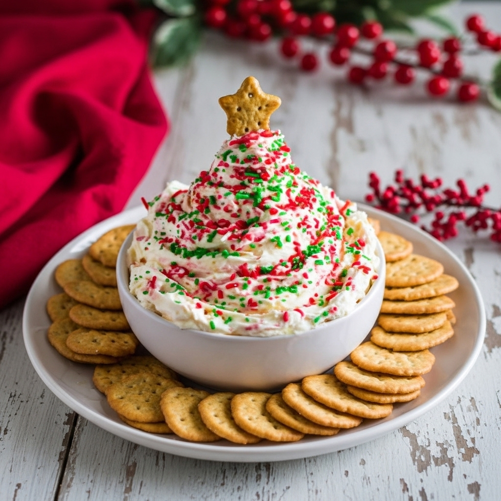 Velvety Christmas Tree Cake Dip