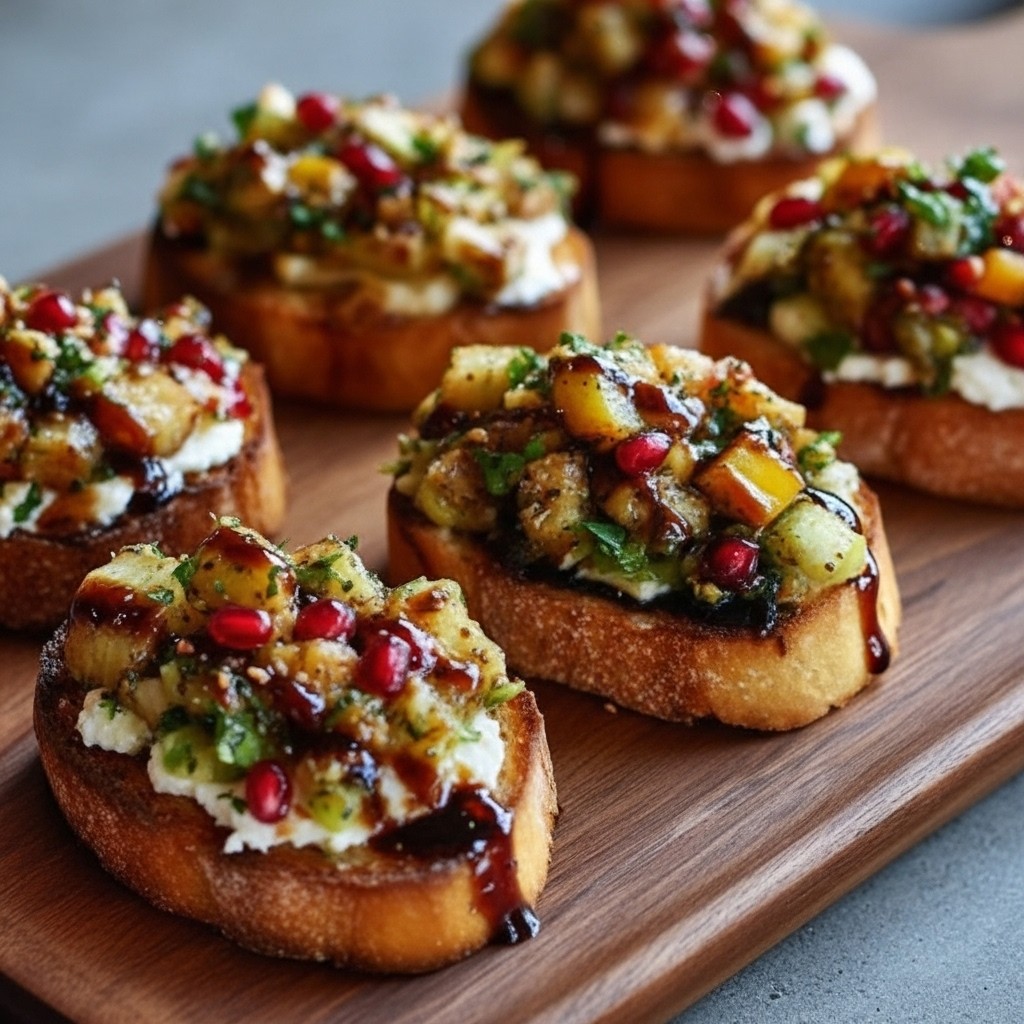 Toasty Fall Bruschetta