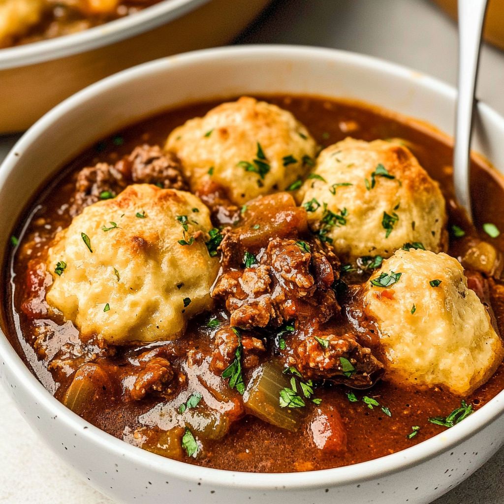 Irresistible Beef Stew And Dumplings