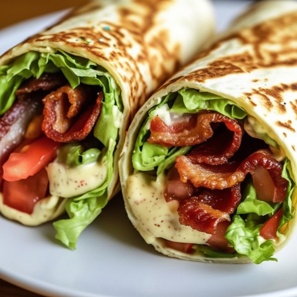 Easy Gourmet BLT Wraps With Secret Sauce