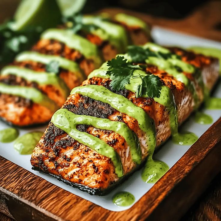 Baked Cajun Salmon Avocado Lime