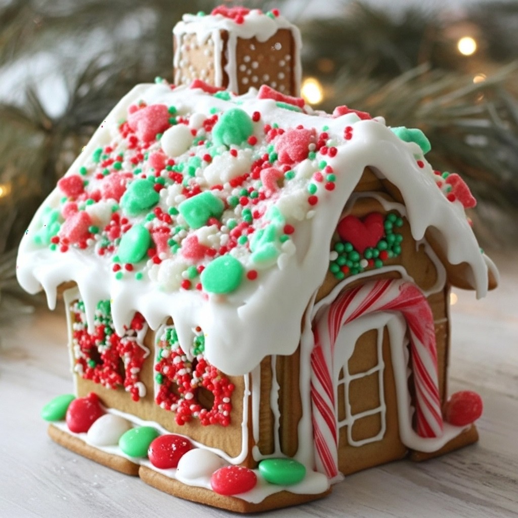 Cozy Pop Tart Gingerbread House
