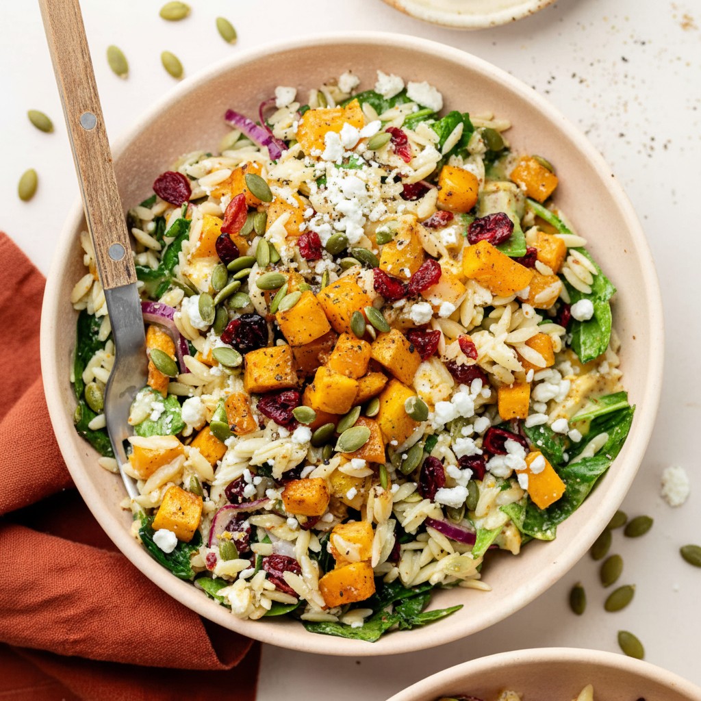 Fall Harvest Orzo Salad