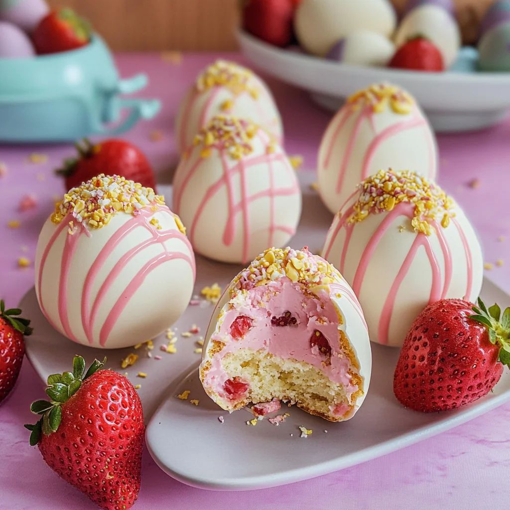 Strawberry Shortcake Easter Egg Bombs